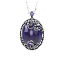 Stunning Starlet Vintage Inspired Cabochon Pendant