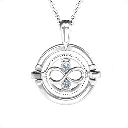 Classic Flip Pendant in 925 Sterling Silver