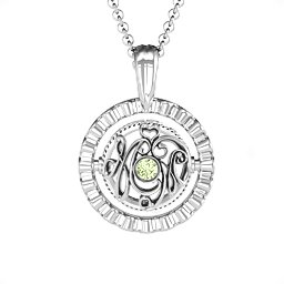 Ornate Flip Pendant in 925 Sterling Silver