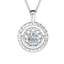 Ornate Flip Pendant in 925 Sterling Silver