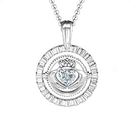 Ornate Flip Pendant in 925 Sterling Silver