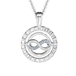 Ornate Flip Pendant in 925 Sterling Silver