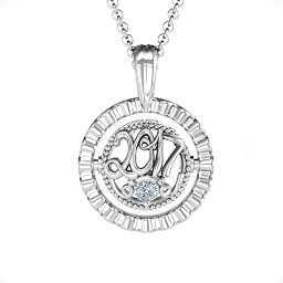 Ornate Flip Pendant in 925 Sterling Silver
