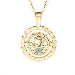 Ornate Flip Pendant in 10K Solid Yellow Gold