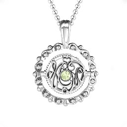 Fancy Flip Pendant in 925 Sterling Silver