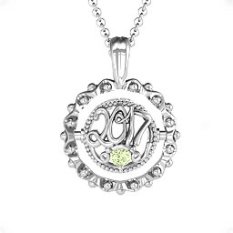 Fancy Flip Pendant in 925 Sterling Silver