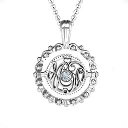 Fancy Flip Pendant in 925 Sterling Silver
