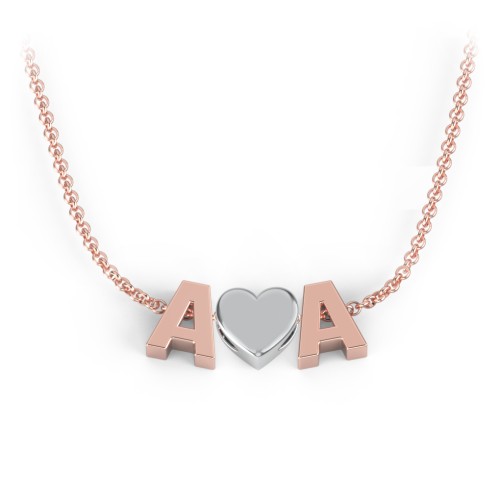 Love Letters Pendant – 10K Rose Gold