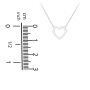 Sterling Silver Cutout Heart Pendant