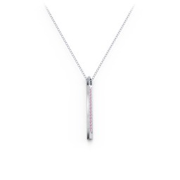 Triangle Bar Pendant with Accents