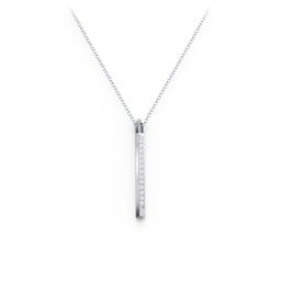 Triangle Bar Pendant with Accents