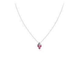 Diamond Shape Pendant with Gemstones