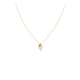 Diamond Shape Pendant with Gemstones