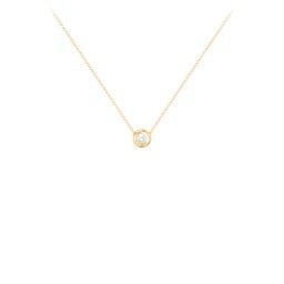 Solitaire 2mm Round Gemstone Pendant