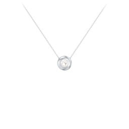 Solitaire 4mm Round Gemstone Pendant