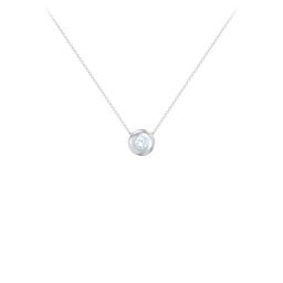 Solitaire 3mm Round Gemstone Pendant