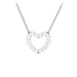 Dual Birthstone Heart Pendant