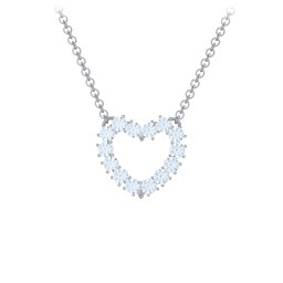 Dual Birthstone Heart Pendant