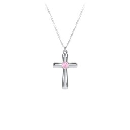 Mini Cross with Birthstone
