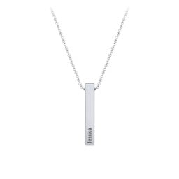 Multi Vertical 3D Bar Pendant with Engravings