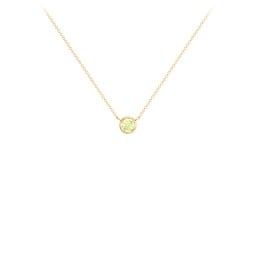 Bezel Set 3mm Gemstone Pendant