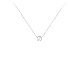 Bezel Set 3mm Gemstone Pendant