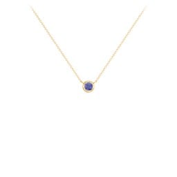 Bezel Set 3mm Gemstone Pendant