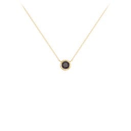 Bezel Set 4mm Gemstone Pendant