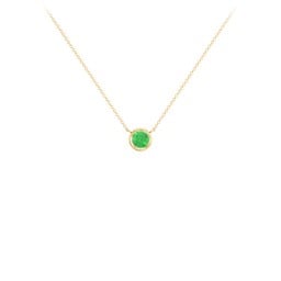 Bezel Set 4mm Gemstone Pendant