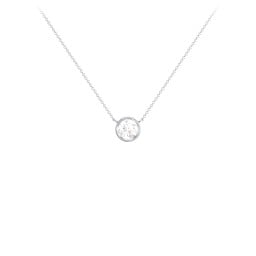 Bezel Set 5mm Gemstone Pendant