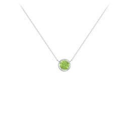 Bezel Set 5mm Gemstone Pendant