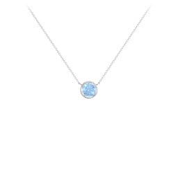 Bezel Set 5mm Gemstone Pendant
