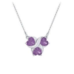 Love and Kisses 3 Gemstone Pendant