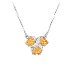 Love and Kisses 3 Gemstone Pendant