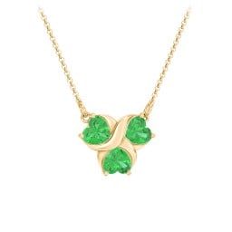 Love and Kisses 3 Gemstone Pendant