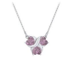 Love and Kisses 3 Gemstone Pendant