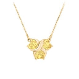 Love and Kisses 3 Gemstone Pendant