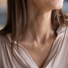 Love and Kisses 3 Gemstone Pendant