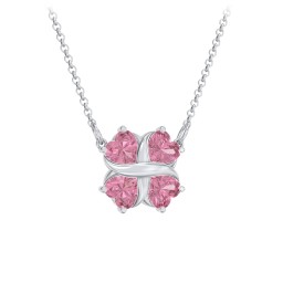 Love and Kisses 4 Gemstone Pendant