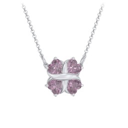 Love and Kisses 4 Gemstone Pendant