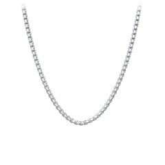 18" Rounded Box Chain Necklace