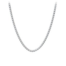 22" Rounded Box Chain Necklace