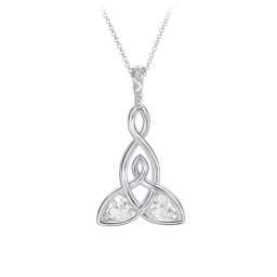Celtic Motherhood Knot Birthstone Necklace
