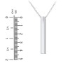 Engravable 3D Cylinder Urn Necklace in Yellow Ion-Plated Steel