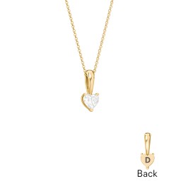 Engravable Generations Stacking Hearts Pendant - 1