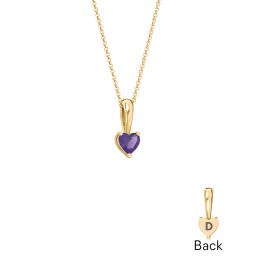 Engravable Generations Stacking Hearts Pendant - 1