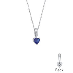 Engravable Generations Stacking Hearts Pendant - 1