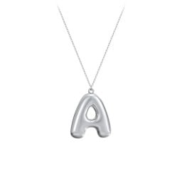 Custom Bubble Initial Necklace
