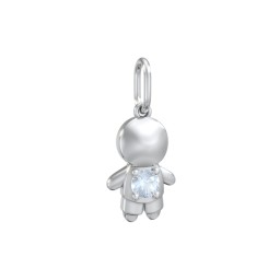 Little Boy Charm with Gemstone