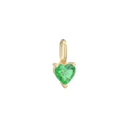 Heart Gemstone Charm